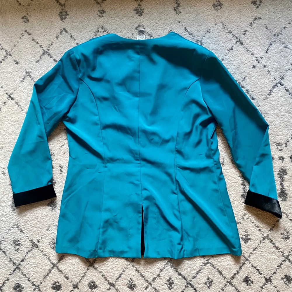 MAGGIE SWEET // Teal 2-Piece Pantsuit - Picture 5 of 10
